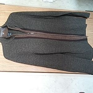 Alfani, Zip front, Merino wool, Sweater.